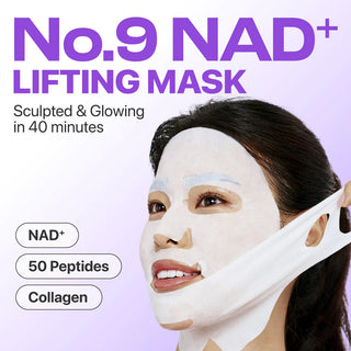 Numbuzin - No.9 NAD+ Bio Lifting-sil Full Face Mask, 28ml, 1 piece
