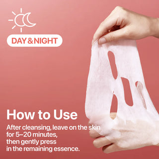 Numbuzin – No. 3 Tingle Pore Softening Sheet Mask, 1 Box, 5ea