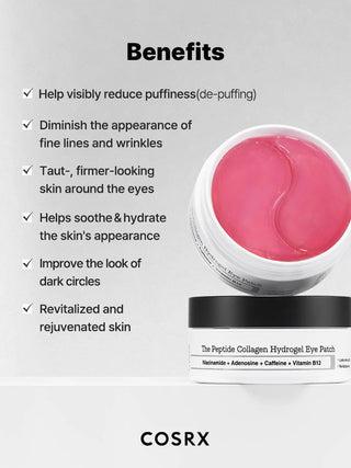 COSRX – The Peptide Collagen Hydrogel Eye Patch, 85g
