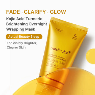 MEDICUBE – Kojic Acid Turmeric Night Wrapping Mask, 75ml