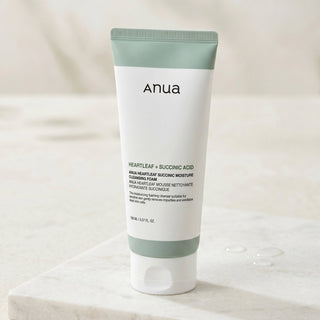 Anua – غسول رغوي مرطب بالهارتليف والسكسينيك، 150 مل