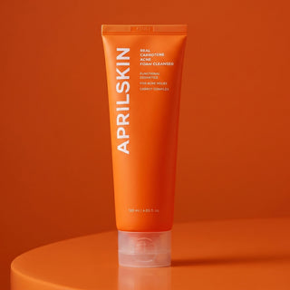 APRILSKIN – Real Carrotene Acne Foam Cleanser، 120 مل