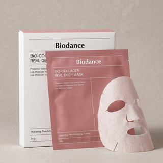 Biodance – قناع الكولاجين للترطيب العميق، عبوة واحدة، 4 ورقات × 34 جم