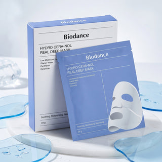 Biodance – قناع Hydro Cera-Nol Real Deep Mask، 34 جرام × 4 قطع