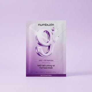 Numbuzin - No.9 NAD+ Bio Lifting-sil Full Face Mask, 28ml, 1 piece